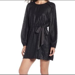 Nordstrom “Something Navy” Black Sequin Mini Dress.